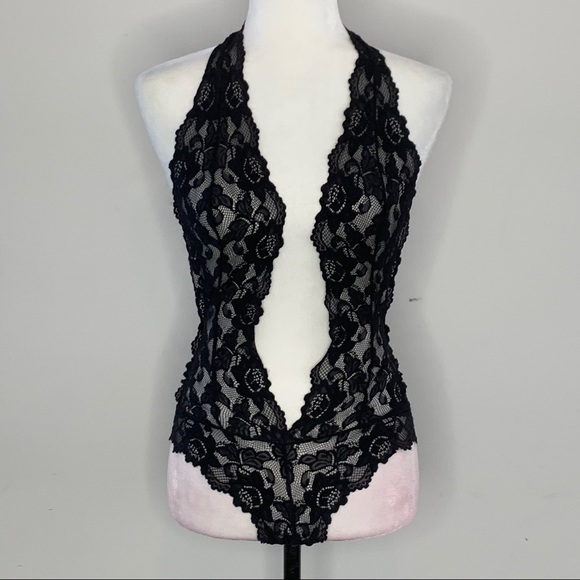 Other - Black lace lingerie